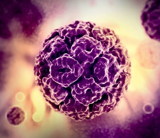 HPV ning 3D modeli (inson papillomavirusi)